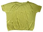 Vorschaubild 2 von Damen T-Shirt Gr. 40/L Grün gepunktet Casual Viskose Kurzarm