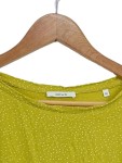 Vorschaubild 3 von Damen T-Shirt Gr. 40/L Grün gepunktet Casual Viskose Kurzarm