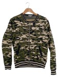 Vorschaubild 1 von Damen Bomberjacke Camouflage Strick Mehrfarbig Gr. 38/M Casual