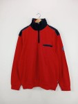 Vorschaubild 1 von Herren Sweatjacke Gr. 54/XXL Rot Sportlich Baumwolle Reißverschluss