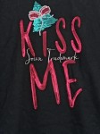 Vorschaubild 6 von Damen Sweatshirt Schwarz 42/XL Casual Pailletten Schriftzug Kiss Me