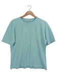 Vorschaubild 1 von Damen T-Shirt Türkis Gr. 42;XL Casual Modal Kurzarm