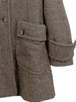 Vorschaubild 4 von Damen Wollmantel Gr. 42 Braun Meliert Doppelreiher
