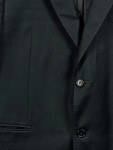 Vorschaubild 2 von Sakko Herren Gr. 54/XXL Schwarz Uni Business Langarm Knopf Schurwolle