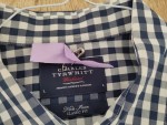 Vorschaubild 4 von Herren Business Hemd kariert Blau Gr. 50;L Langarm