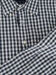 Vorschaubild 3 von Herren Business Hemd kariert Blau Gr. 50;L Langarm