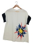 Vorschaubild 1 von Schumacher Damen Seiden T-Shirt Gr. 3 (38/M) mit grafischem Print