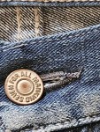 Vorschaubild 3 von Ripped Jeans Herren Blau Gr. W32/48/M Baumwolle Uni Casual L33