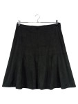 Vorschaubild 1 von Damen A-Linienrock Gr. 42/XL Grün Elegant Polyester Midirock