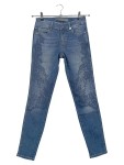 Vorschaubild 1 von Damen Destroyed Jeans Blau Gr. 27 Spitzenmuster