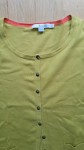 Vorschaubild 3 von Damen Strickjacke Gelb Gr. 38/M Casual Baumwolle Langarm