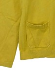 Vorschaubild 2 von Damen Strickjacke Gelb Gr. 38/M Casual Baumwolle Langarm