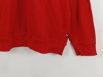 Vorschaubild 3 von Herren Sweatjacke Gr. 54/XXL Rot Sportlich Baumwolle Reißverschluss