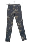 Vorschaubild 1 von Damen Jeans Wide Fit W26/34 XS Blumenmuster Mehrfarbig