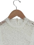 Vorschaubild 2 von Damen Top mit Spitze Weiß Gr. 36/S