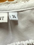 Vorschaubild 5 von Trachtenbluse Damen Kurzarm Weiß Gr. 34/XS Rüschen Spitze