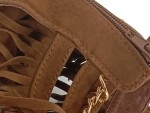 Vorschaubild 4 von Damen Sandalen Fransen Kette Boho Braun Gr. 39 NEU