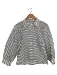 Vorschaubild 1 von Damen Freizeithemd Gestreift Gr. 40/L Mehrfarbig Casual