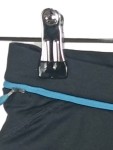 Vorschaubild 2 von Sportshorts Damen Schwarz Gr. 38/M Polyester Uni Sportlich 34 cm