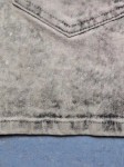 Vorschaubild 5 von Damen Jeansrock Grau Strukturmuster Minirock Gr. S 36