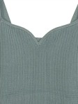 Vorschaubild 2 von Damen Rippstrick Top Türkis Gr. 40/L Casual