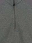 Vorschaubild 2 von Fleecepullover Damen Gr. 40/L Grau Polyester Uni Sportlich Langarm