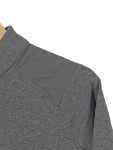 Vorschaubild 3 von Fleecepullover Damen Gr. 40/L Grau Polyester Uni Sportlich Langarm