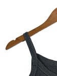 Vorschaubild 3 von Damen Casual Top Grau Einheitsgröße Baumwolle