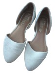 Vorschaubild 1 von Damen Ballerinas Gr. 37 Beige Casual Stoff Slipper