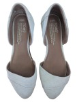 Vorschaubild 2 von Damen Ballerinas Gr. 37 Beige Casual Stoff Slipper