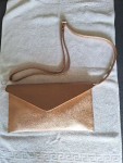Vorschaubild 2 von Damen Rosegoldene Clutch Elegant mit Schultergurt