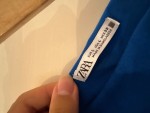 Vorschaubild 4 von Damen Body Gr. 40/L Blau Basic Baumwolle Kurzarm