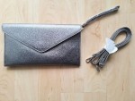 Vorschaubild 2 von Damen Clutch Silber Elegant Abendtasche mit Schultergurt