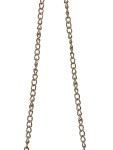 Vorschaubild 5 von Damen Clutch Handtasche Blau Elegant Kroko-Optik Logo Kette Quaste