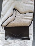 Vorschaubild 2 von Damen Clutch Umschlagtasche Schwarz Elegant mit Schultergurt