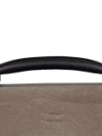 Vorschaubild 4 von Aktentasche Messenger Bag Umhängetasche Herren Braun Leder Stoff Uni