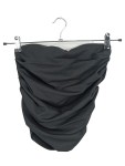 Vorschaubild 1 von Bikini-Oberteil Damen Gr. 36/S Schwarz Polyester Uni Modisch Ärmellos