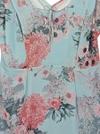 Vorschaubild 2 von Damen Freizeitkleid Gr. S Blau Blumenmuster