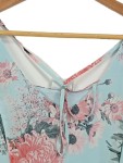 Vorschaubild 3 von Damen Freizeitkleid Gr. S Blau Blumenmuster
