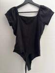 Vorschaubild 2 von Damen Body Schwarz Gr. 38 M Kurzarm Feminin