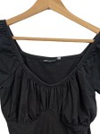 Vorschaubild 4 von Damen Body Schwarz Gr. 38 M Kurzarm Feminin