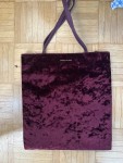 Vorschaubild 3 von Damen Shopper Bag Lila Samt Elegant Handtasche
