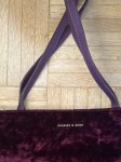 Vorschaubild 6 von Damen Shopper Bag Lila Samt Elegant Handtasche