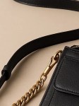 Vorschaubild 4 von Damen Umhängetasche Crossbody Bag Schwarz Leder Elegant