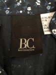Vorschaubild 4 von Best Connections Damen Bluse Blumenmuster Langarm Blau Gr. 38 M Baumwolle