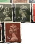 Vorschaubild 4 von Briefmarken Queen Elizabeth II. Verschiedene Werte Mehrfarbig Sammlung