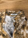 Vorschaubild 3 von Damen Blusenkleid Hemdblusenkleid XS Braun Tierdruck Casual