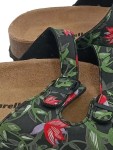 Vorschaubild 3 von Damen Pantoletten Sandalen Blumenmuster Gr. 38 Casual Mehrfarbig