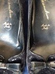 Vorschaubild 2 von Damen Pumps Gr. 37.5 Schwarz Elegant mit Schleife Florales Muster