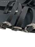 Vorschaubild 2 von Damen Sandalen Schwarz Gr. 38 Riemchensandalen Casual